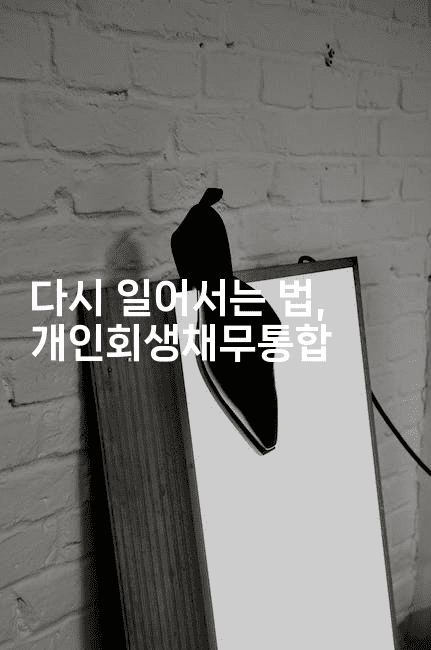 다시 일어서는 법, 개인회생채무통합