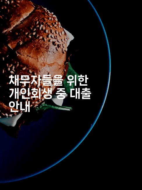 채무자들을 위한 개인회생 중 대출 안내