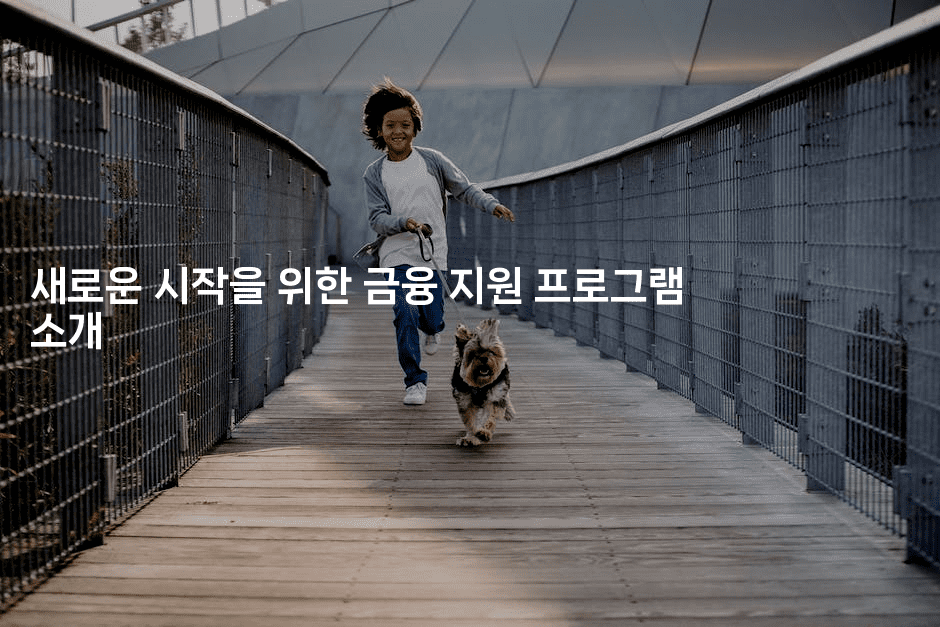 새로운 시작을 위한 금융 지원 프로그램 소개-스탯미