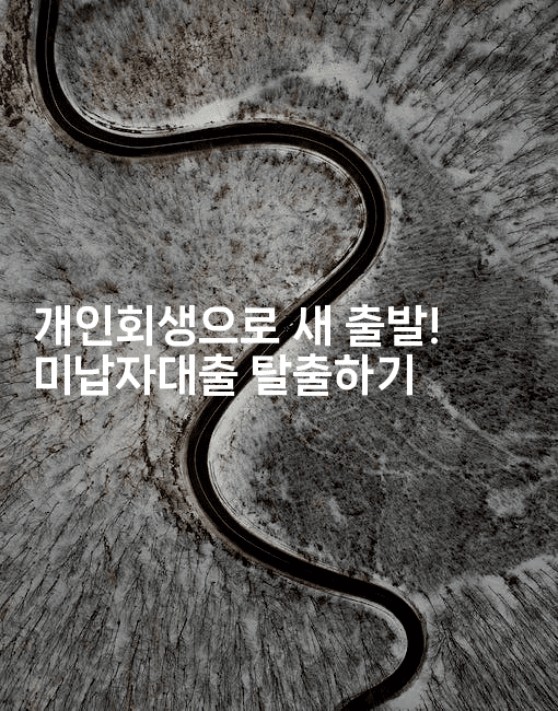 개인회생으로 새 출발! 미납자대출 탈출하기-스탯미